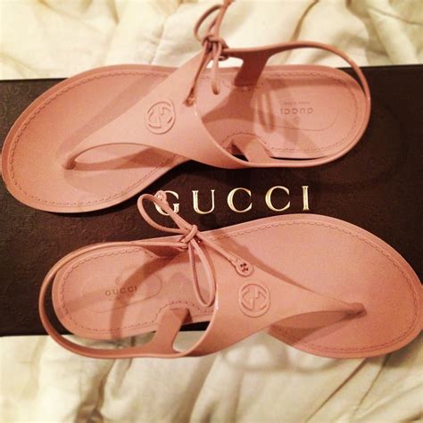 orange gucci sandal|Gucci jelly thong sandals.